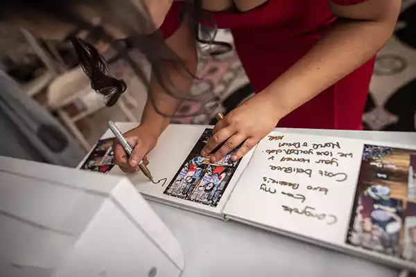 photo booth scrapbook